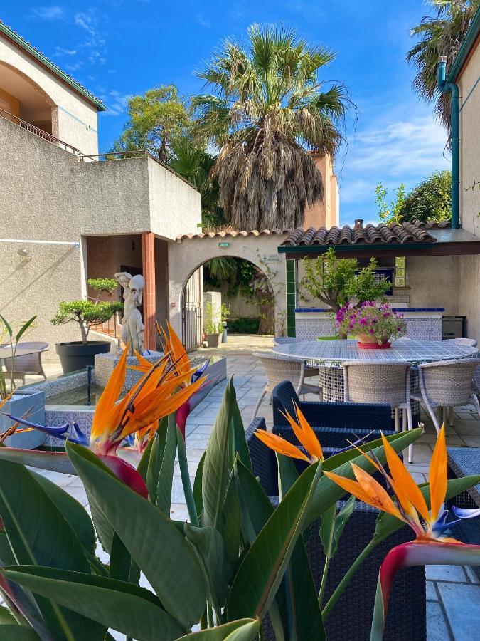 Logis Hotel Les II Mas - Perpignan Sud Cabestany ภายนอก รูปภาพ