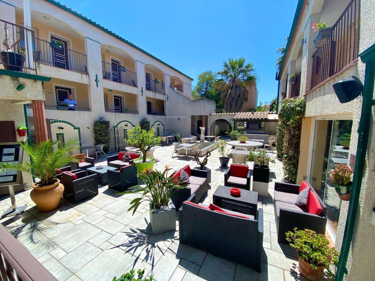 Logis Hotel Les II Mas - Perpignan Sud Cabestany ภายนอก รูปภาพ