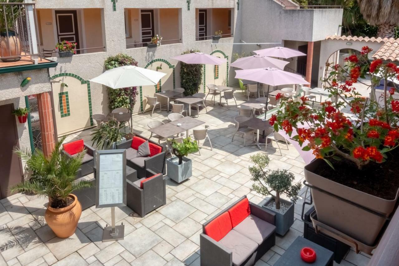 Logis Hotel Les II Mas - Perpignan Sud Cabestany ภายนอก รูปภาพ